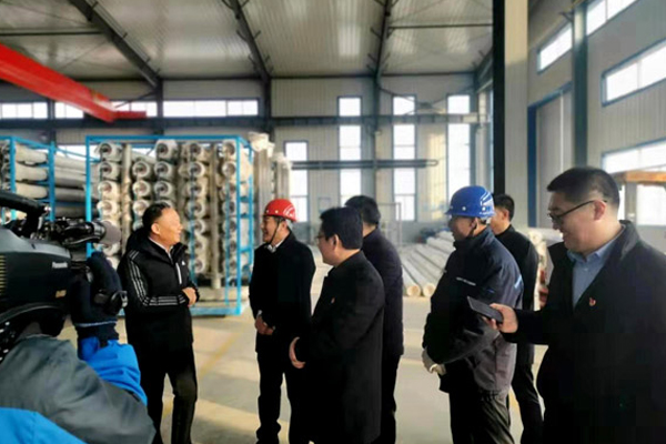 北票市委書記張秀軍走進一諾環境產業園，踐行“不忘初心、牢記使命”主題教育