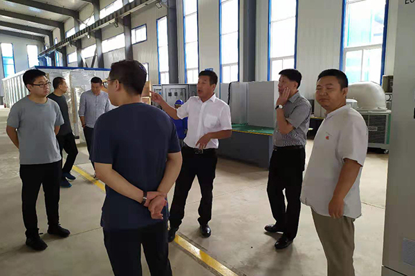 遼寧省朝陽市領導到我公司視察產(chǎn)業(yè)園區(qū)建設進度